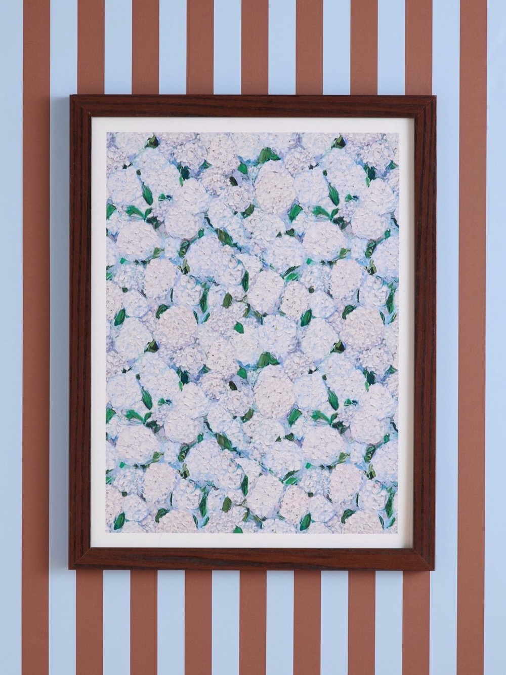 Urban Outfitter’s Ann Marie Coolick Annabelle Hydrangea Art Print 30x40